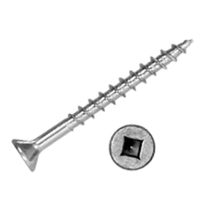 COUNTERSUNK SQUARE CHIPBOARD SCREW DIN 7505A