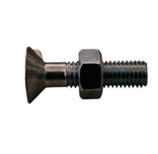 Countersunk Nib Bolt with Nut 25 KG Bag DIN 604+934